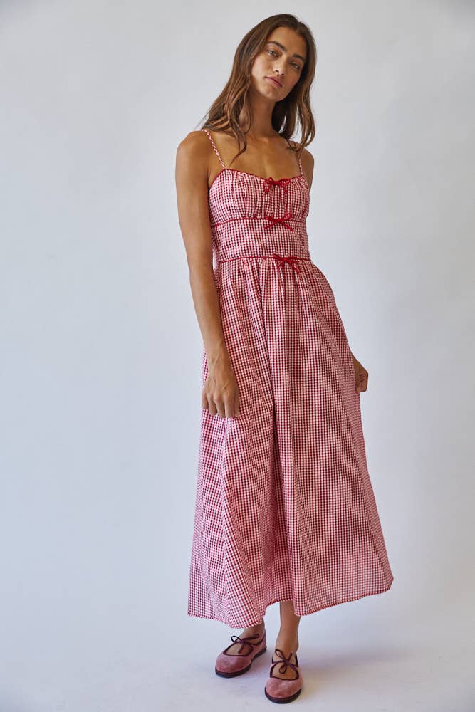 Sweet Escape Picnic Bow Dress