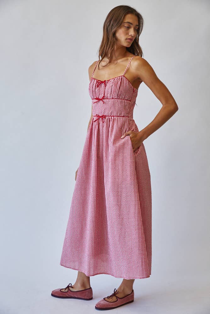 Sweet Escape Picnic Bow Dress