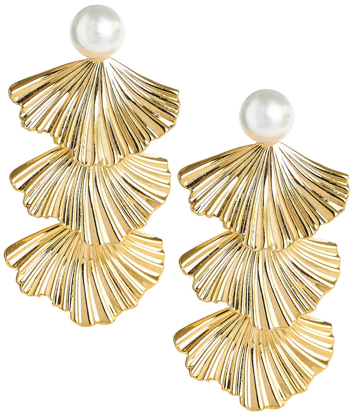 Deliah Fan Earrings