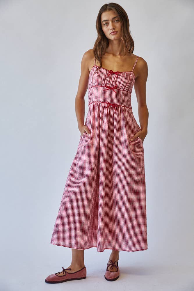 Sweet Escape Picnic Bow Dress