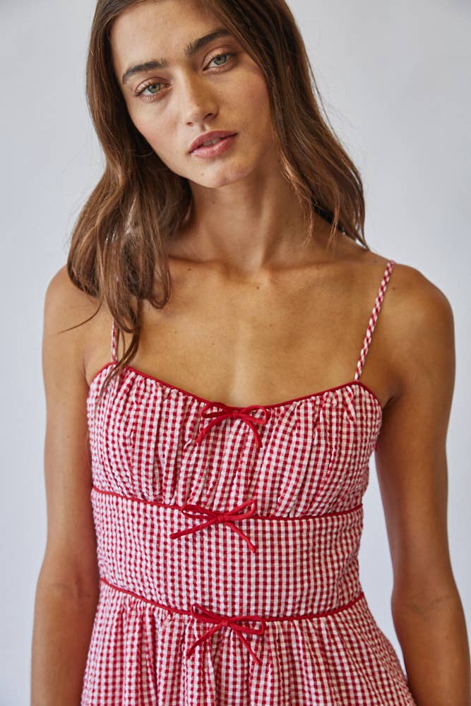 Sweet Escape Picnic Bow Dress