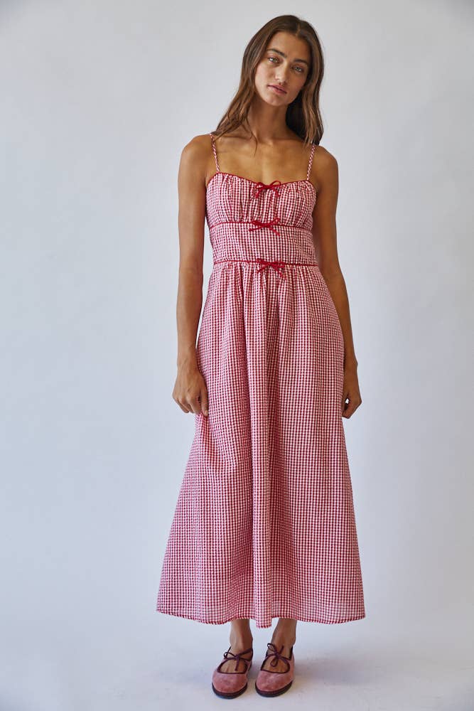 Sweet Escape Picnic Bow Dress