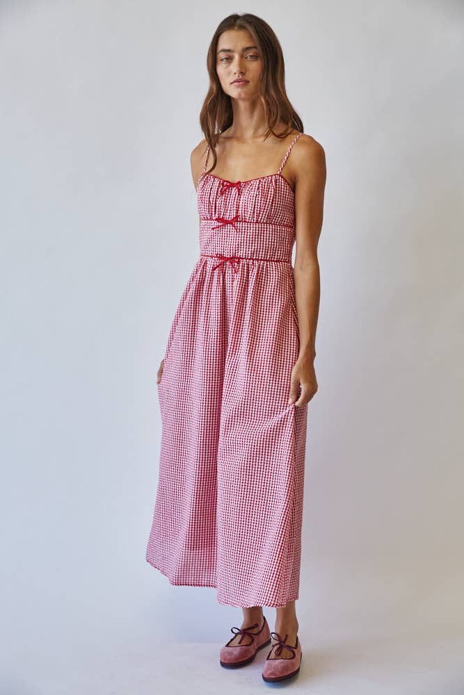 Sweet Escape Picnic Bow Dress