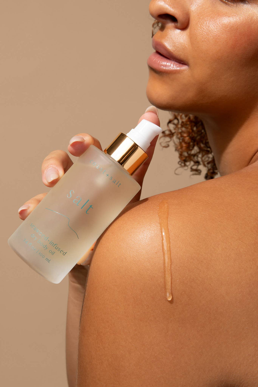 Salt Seaweed-Infused Dry Body Oil