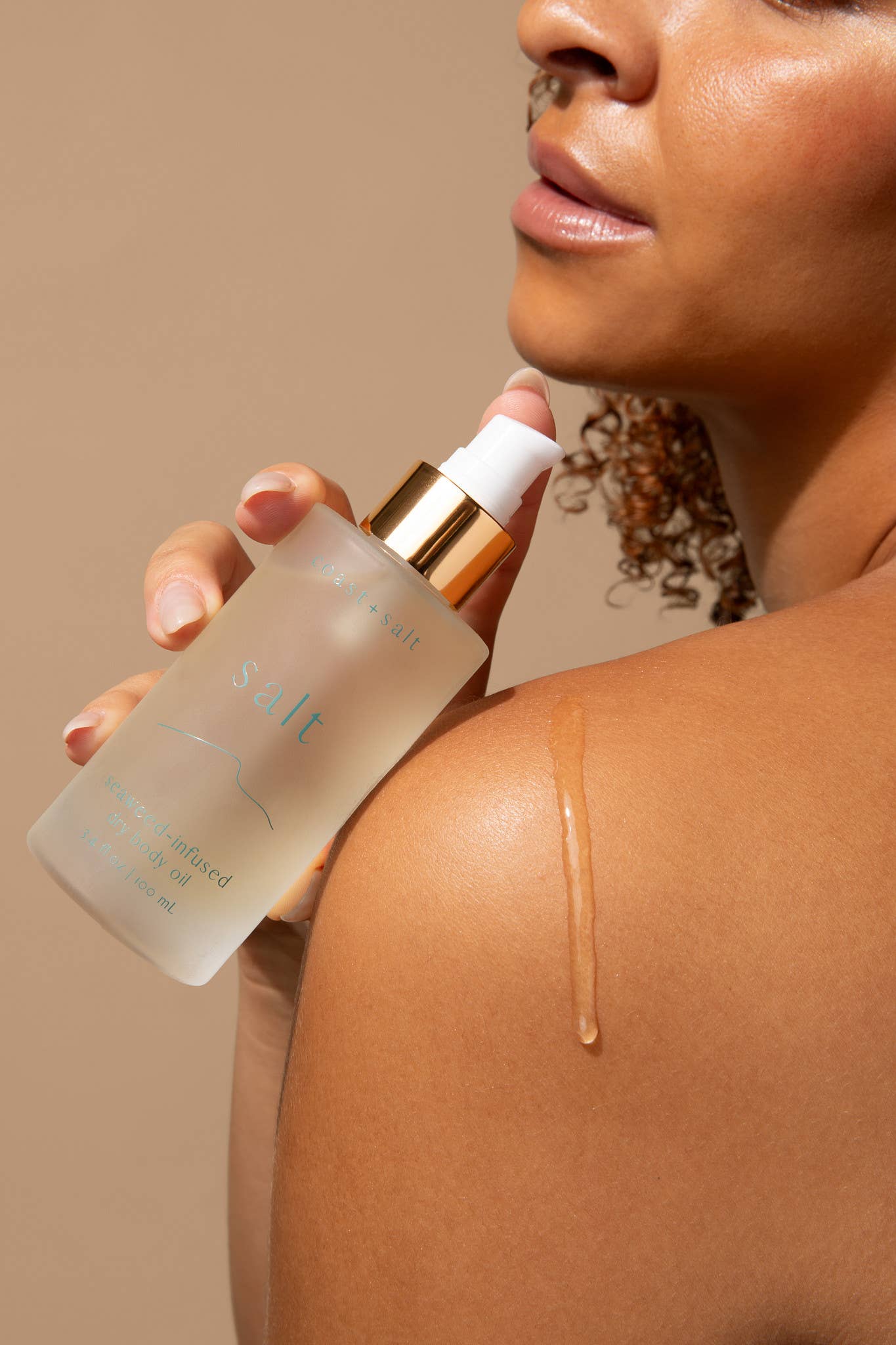 Salt Seaweed-Infused Dry Body Oil