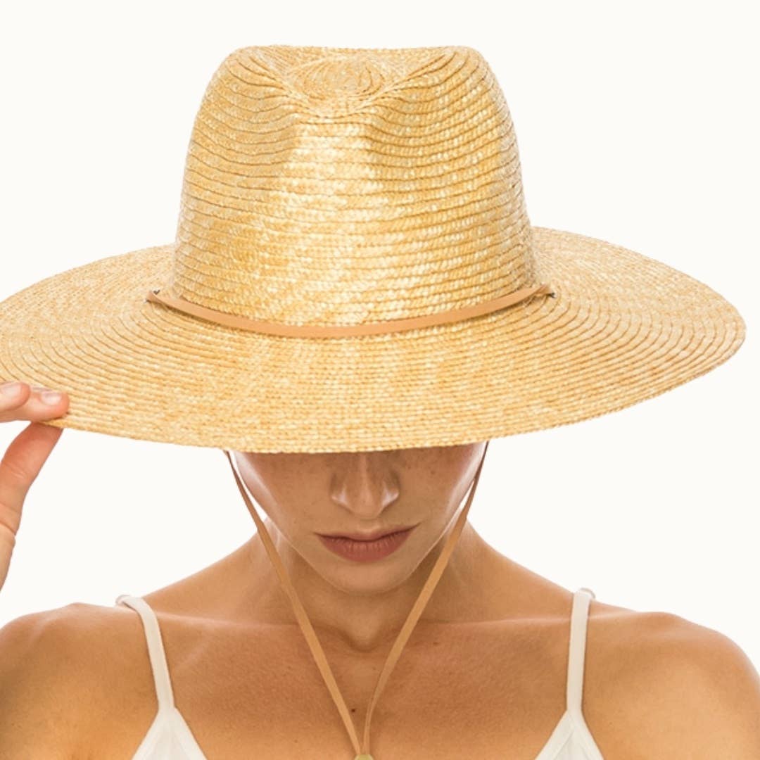 Structured Summer Straw Rancher Hat