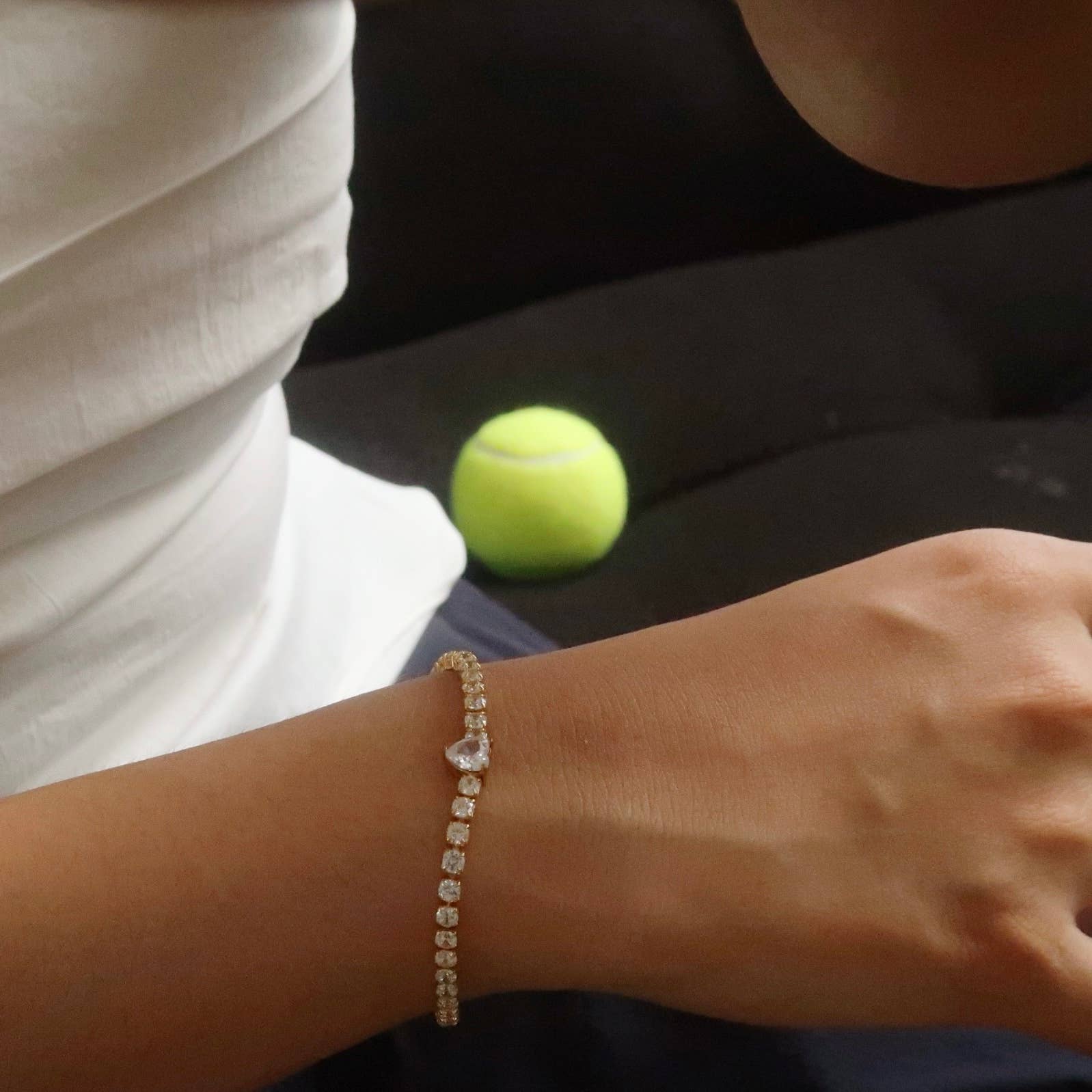 Rhinestone Tennis Bracelet