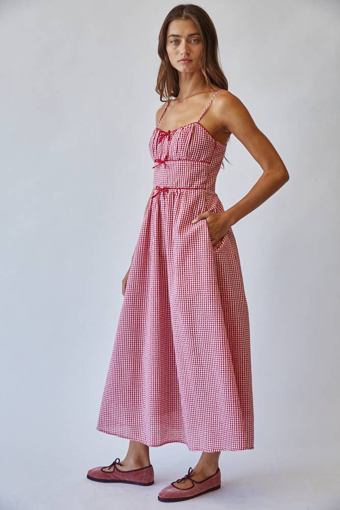 Sweet Escape Picnic Bow Dress