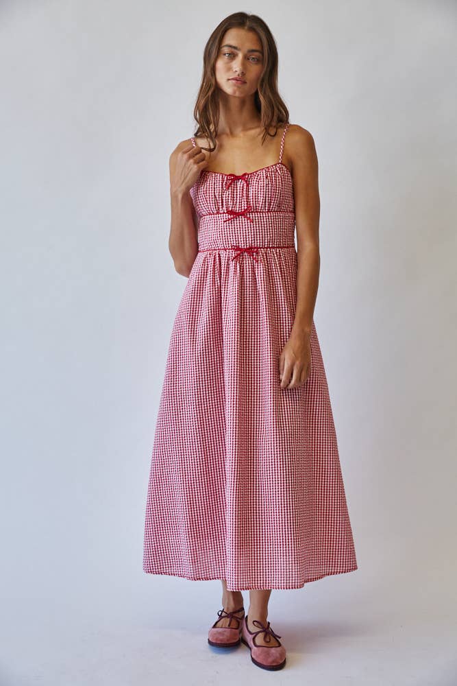 Sweet Escape Picnic Bow Dress