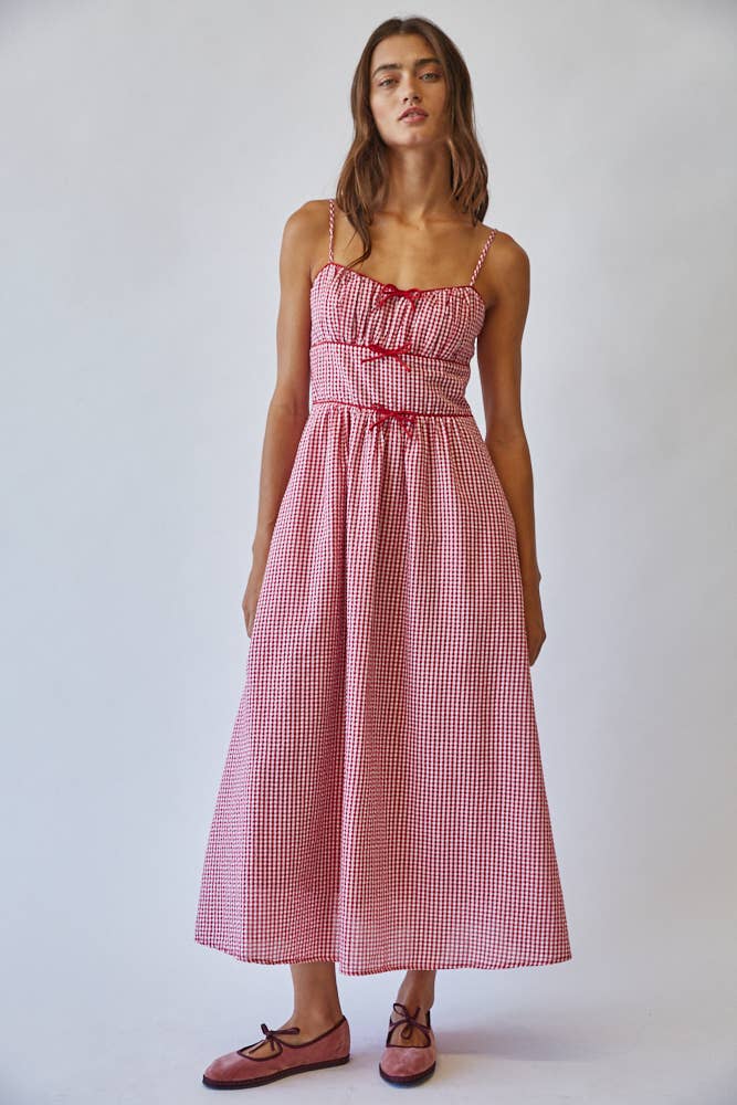 Sweet Escape Picnic Bow Dress